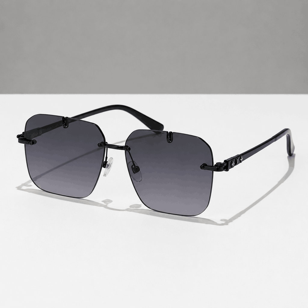 Minimalist Rimless Rectangular