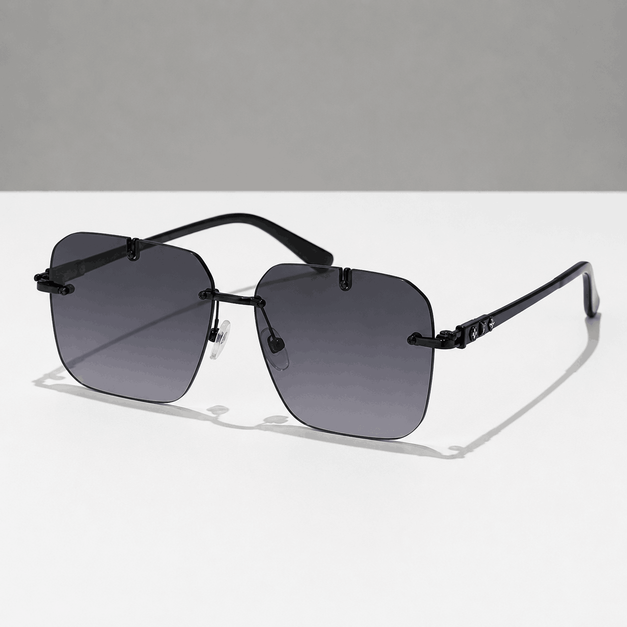 Minimalist Rimless Rectangular