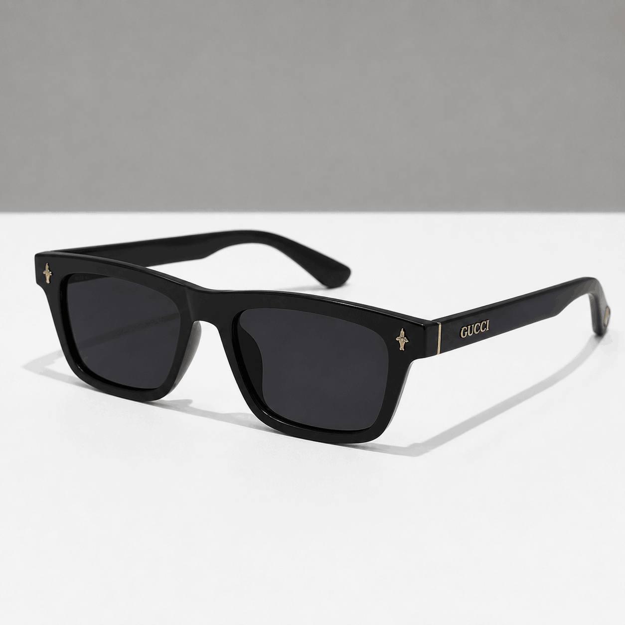 Matte Black Flat-Top Square