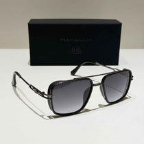 Classic Matte Black Double-Bridge Square