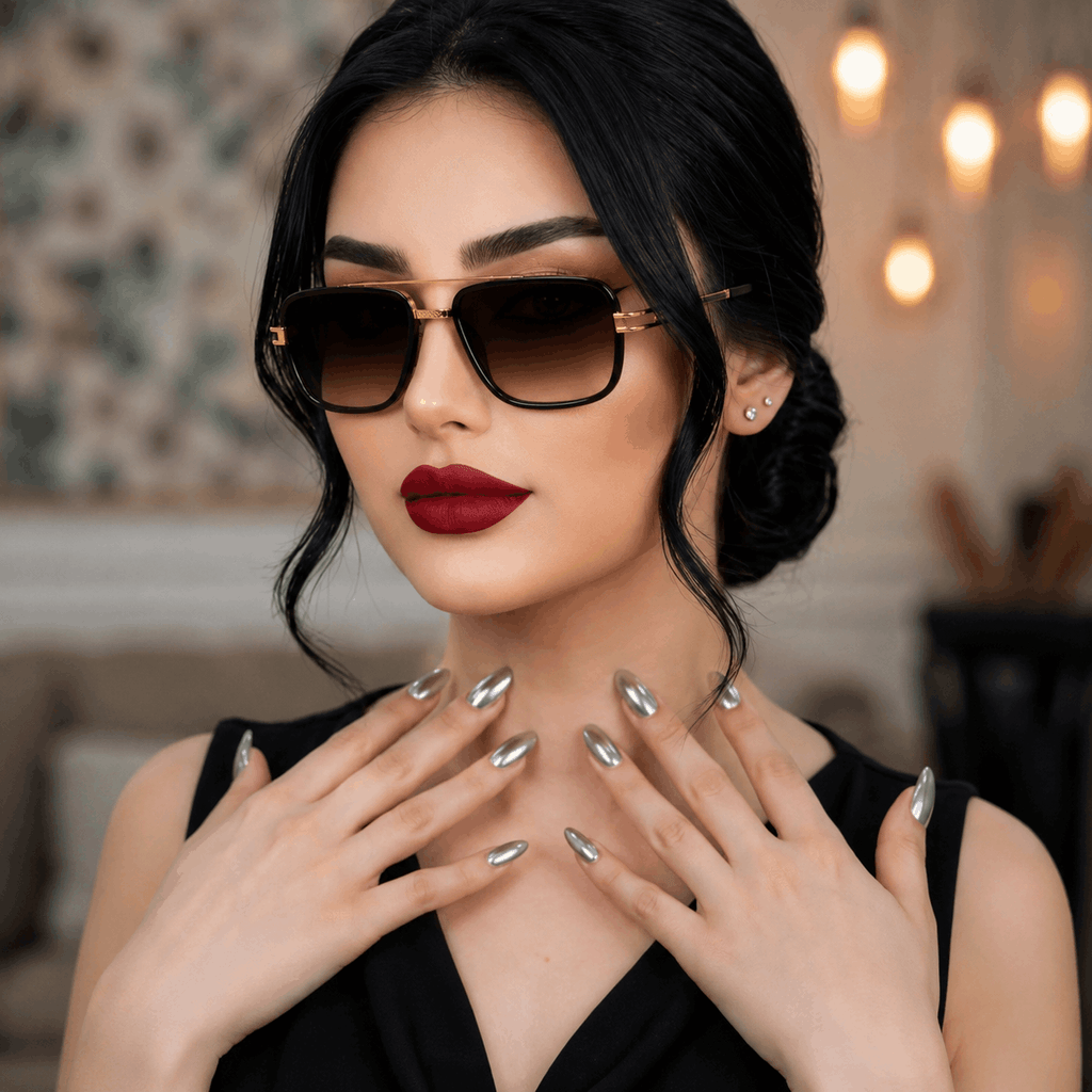 Maybach 2 metal sunglasses